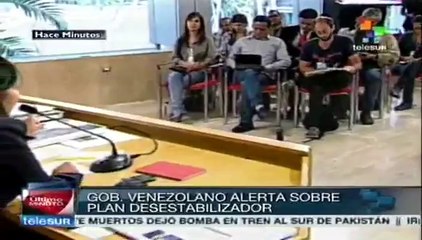 Venezolanos pueden protestar pero no con violencia: ministra Rodríguez