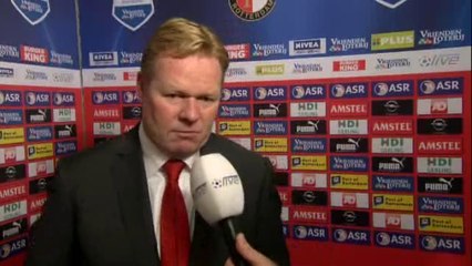23-12-2012 Ronald Koeman na Feyenoord - FC Groningen