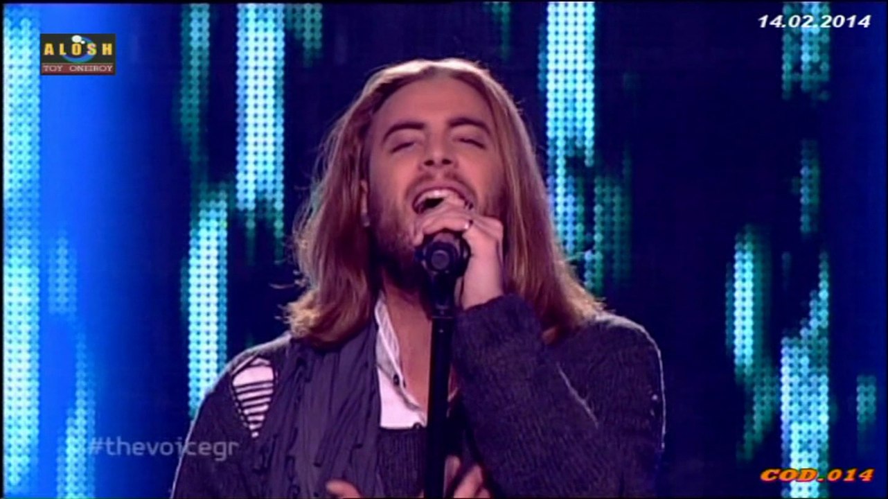 The Voice Of Greece - Χαρης Μωσαιδης [Apologize]..14/2/2014