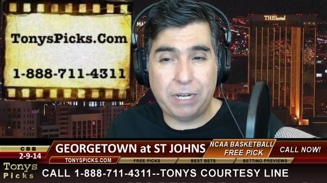 St Johns Red Storm vs. Georgetown Hoyas Pick Prediction NCAA College Basketball Odds Preview 2-16-2014