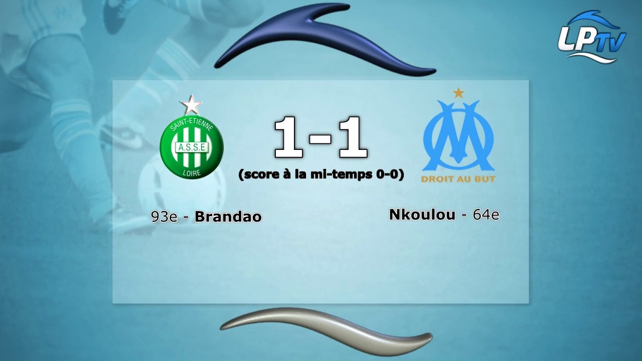 St Etienne 1-1 OM : les stats du match