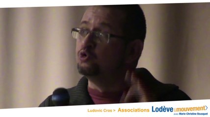 Ludovic Cros : A Lodève, le monde associatif est lui aussi en Mouvement!