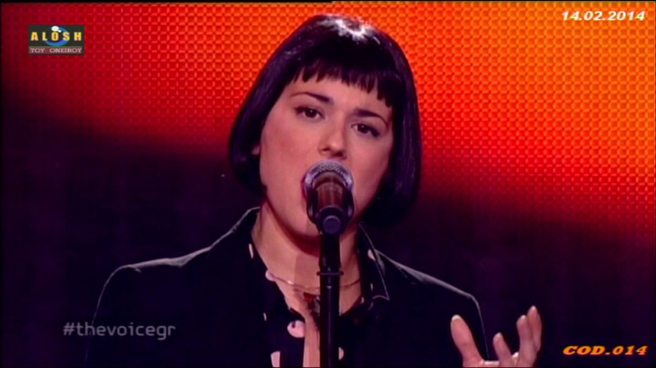 The Voice Of Greece - Μαρω Λιαπη [Με τα Ματια Κλειστα]..14/2/2014