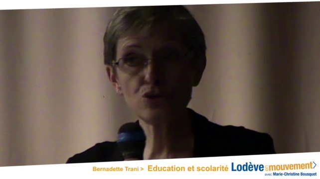 3000 élèves scolarisés à Lodève de la maternelle au lycée : Lodève en Mouvement avec Bernadette Trani