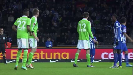 Hertha Berlino 1-2 Wolfsburg, 21° giornata