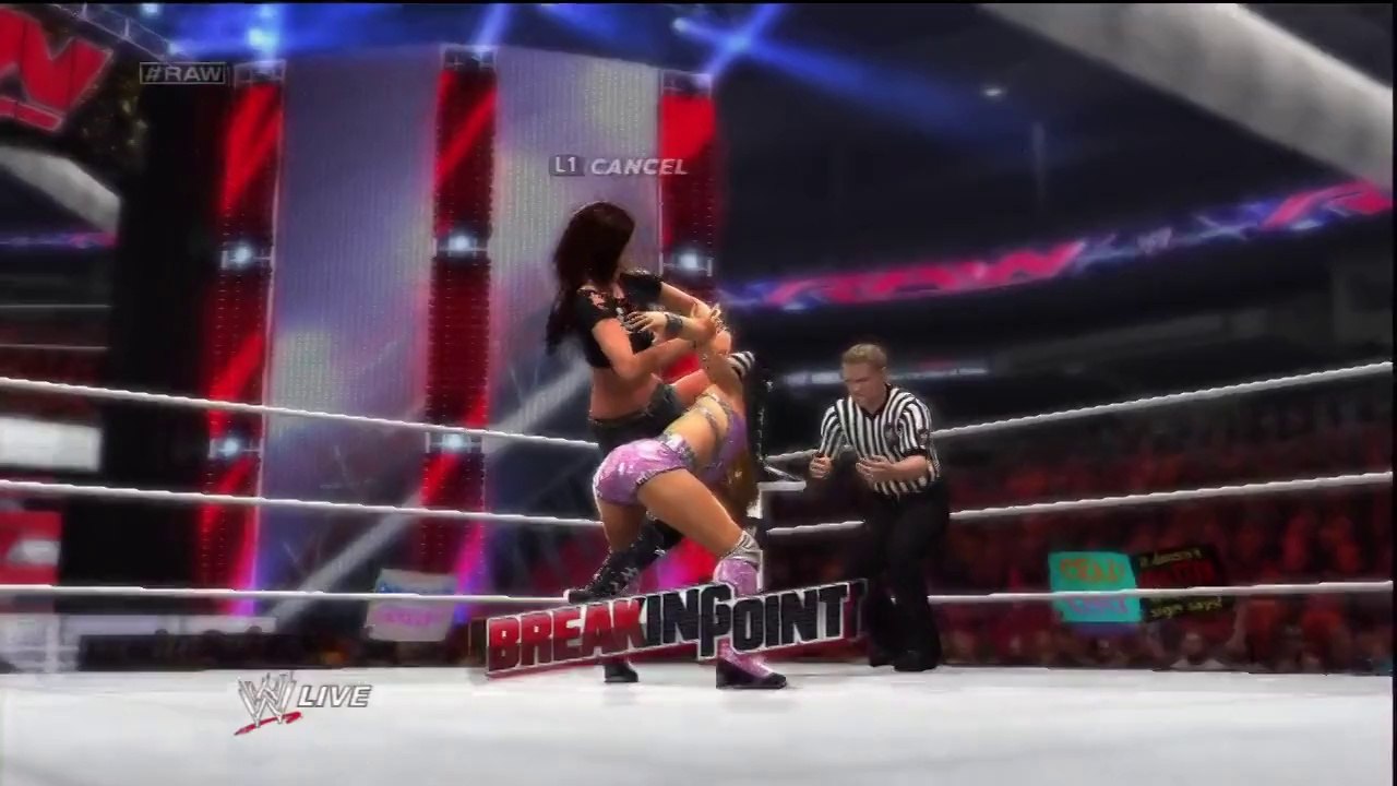 PS3 - WWE 2K14 - Universe - April Week 1 Raw - AJ Lee vs Layla