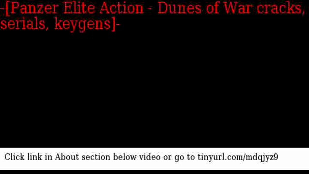 Panzer Elite Action - Dunes of War crack serial keygen