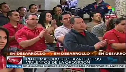 Chavismo se defiende en tuiter con la verdad bolivariana, dice Maduro