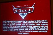 Opening To Cars The Video Game 2006 GameCube Game