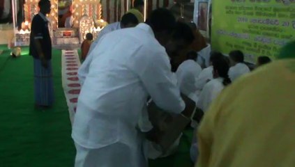 Alms giving - Buddhist Ceremony