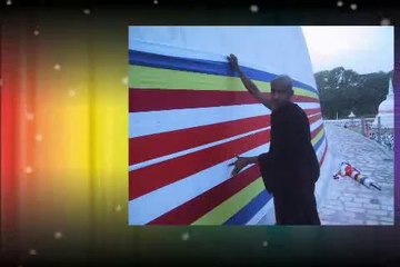 Buddhist Ceremony in a Temple in Sri Lanka