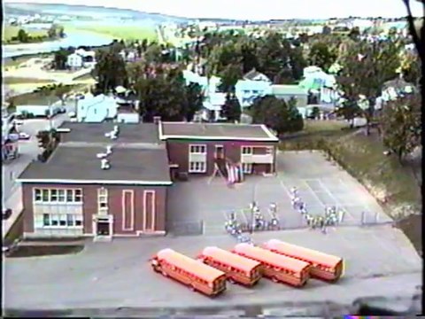 Quelques images tournées à partir du clocher de l'église de St-Joseph Beauce dans les années 1990