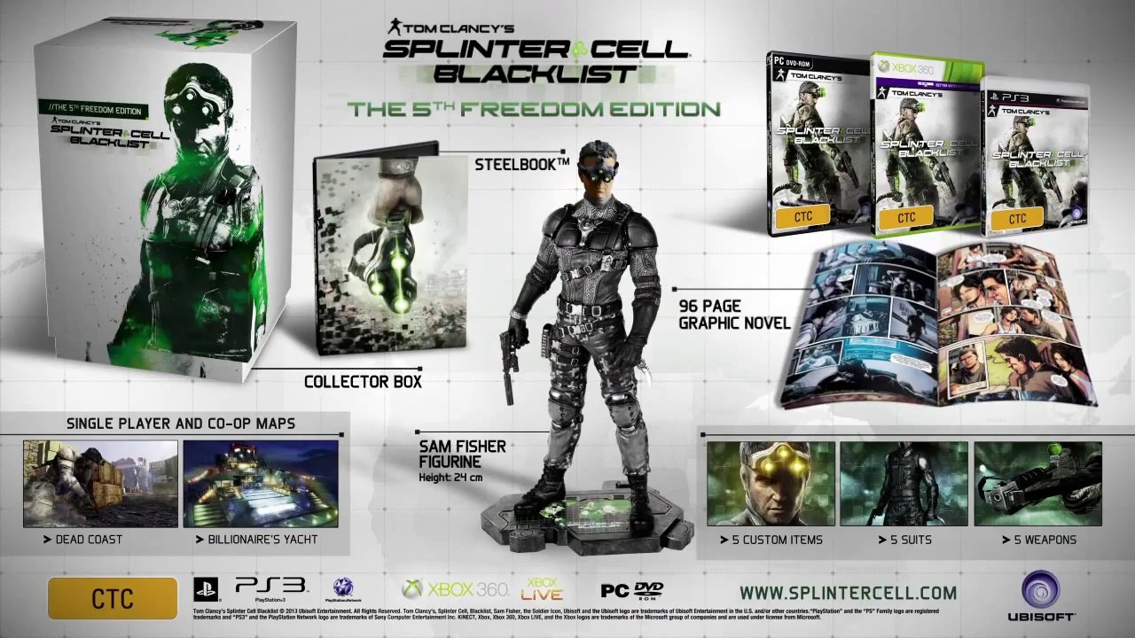 Splinter Cell Blacklist - The Fifth Freedom Col...