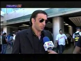 Kikín Fonseca a su llegada a Costa Rica