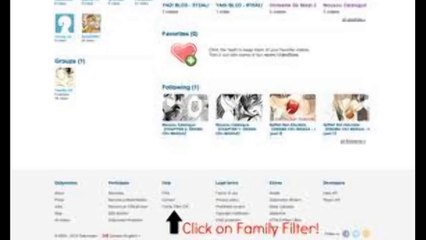 How to turn dailymotion family filter off