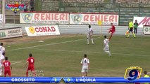 Grosseto - L'Aquila 1-0 HD | Highlights and Goals Lega Pro 1^Div. Gir.B 24^ Giornata 16/02/2014