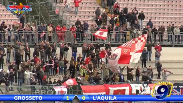 Grosseto - L'Aquila 1-0 | Highlights and Goals Lega Pro 1^Div. Gir.B 24^ Giornata 16/02/2014