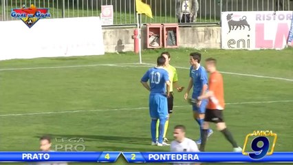 Prato - Pontedera 4-2 | Highlights and Goals Lega Pro 1^Div. Gir.B 24^ Giornata 16/02/2014