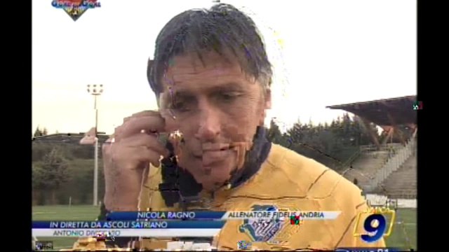 Intervista a Nicola Ragno dopo Ascoli Satriano - Fidelis Andria (1-2)