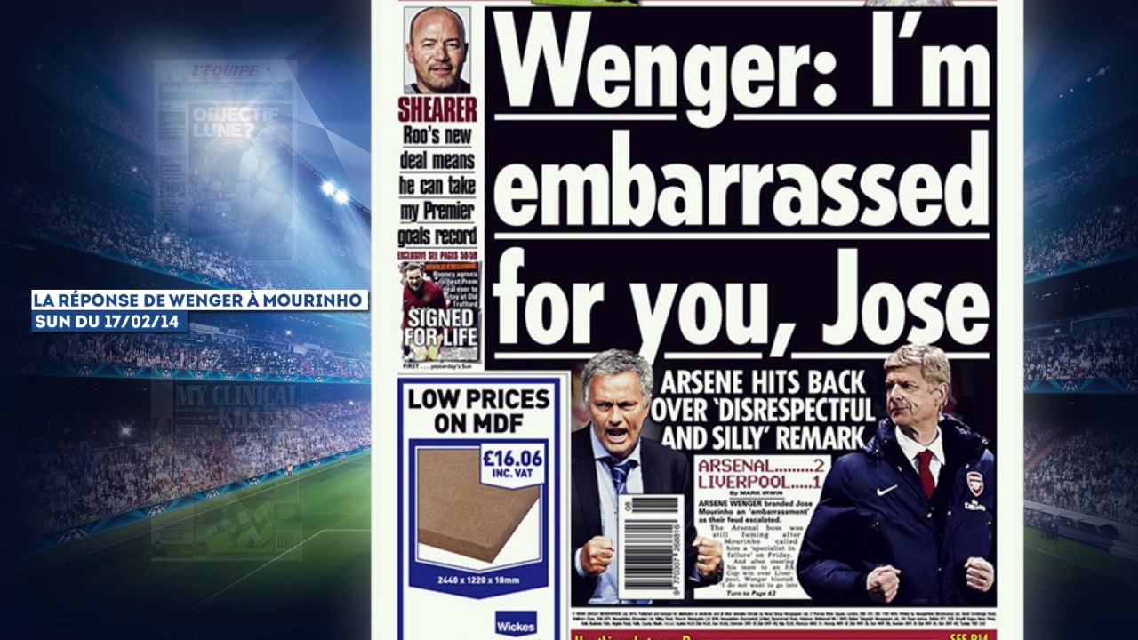 Un surprenant courtisan s'attaque au dossier CR7, le clash Wenger-Mourinho continue !