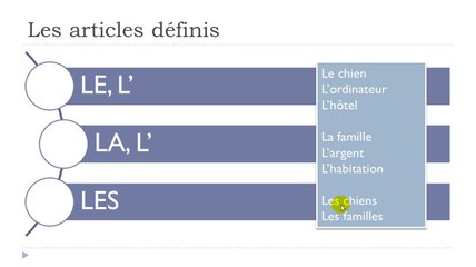 Learn French #Unit 1 #Lesson J = Les articles définis