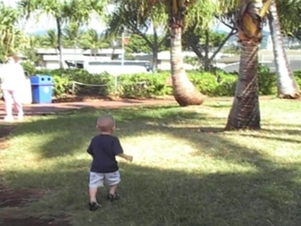 Aidan at Pearl Harbor