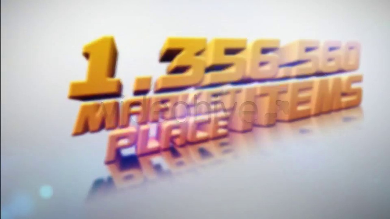 3D Text Openers - After Effects Template