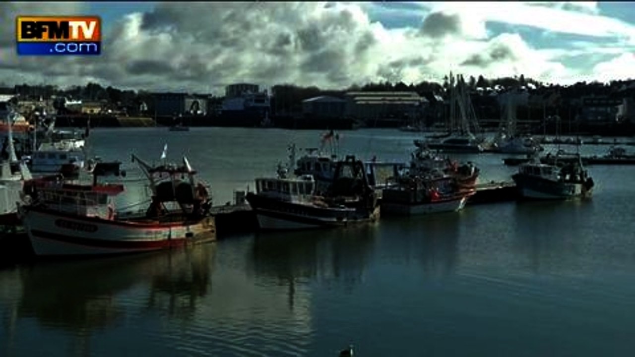 Touchés par les tempêtes les pêcheurs bretons attendent un geste du gouvernement  - 17/02