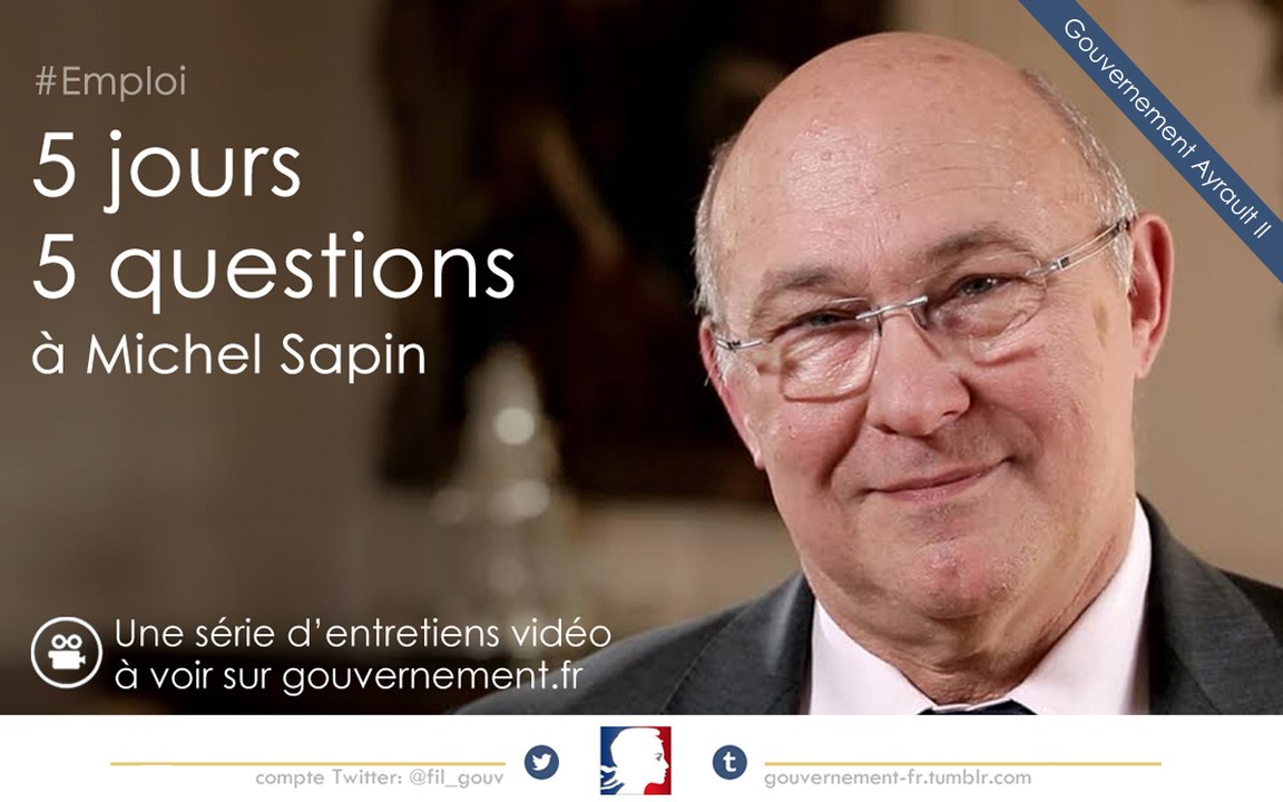 5 jours, 5 questions à Michel Sapin - Episode 1, réponses aux questions Twitter