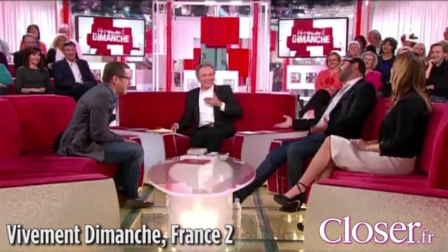 Michel Drucker et Kad Merad se moquent de François Hollande et Julie Gayet