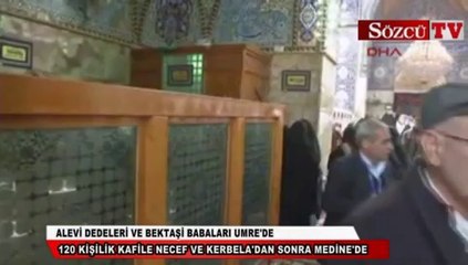 Alevi dedeleri Necef ve Kerbela'dan sonra umre'ye geçtiler