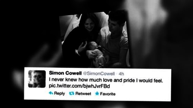 Simon Cowell Introduces Baby Eric To The World