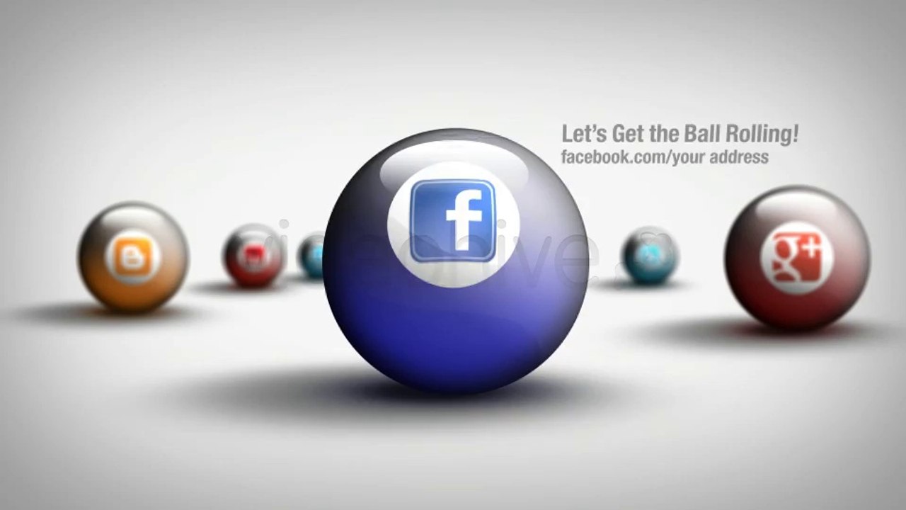 Social Media Balls - After Effects Template