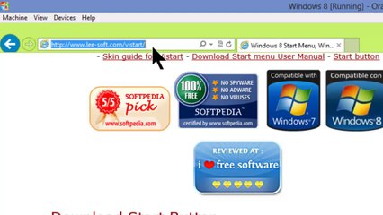 How To Get Back Windows 7  Start Button On Windows 8