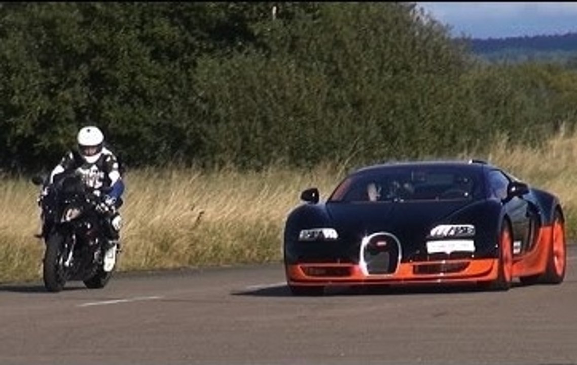 Insane Race :  Bugatti Veyron Vitesse VS Lambo...
