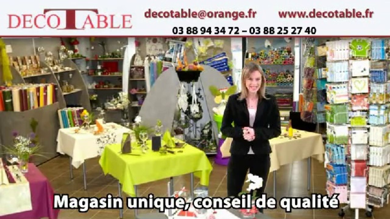 Decotable décoration de tables en Alsace