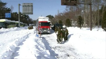 Chutes de neige historiques au Japon