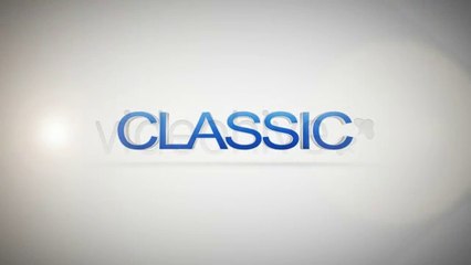 Classic Clean 3d Opener - After Effects Template