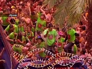 Чилийцы вышли на помидорную битву