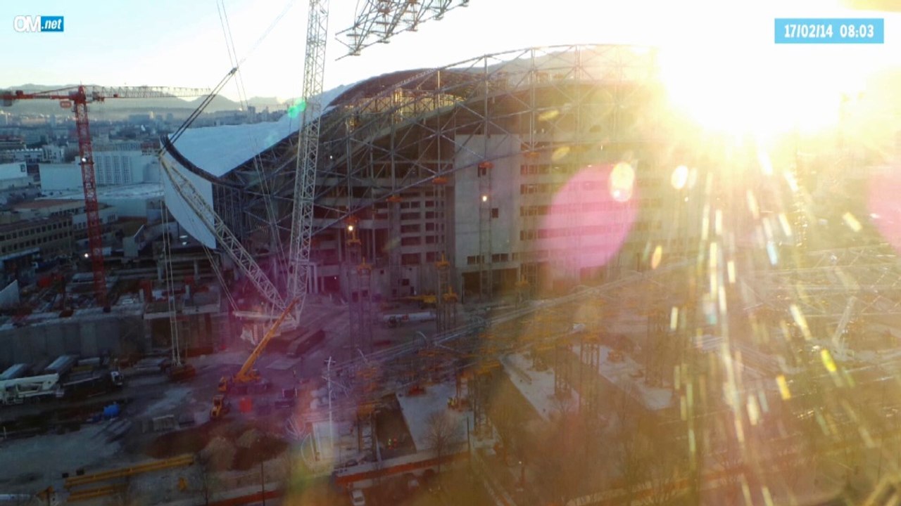 Vol au-dessus du stade Vélodrome