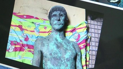 Nackter Apollon aus dem Gazastreifen sorgt für Streit