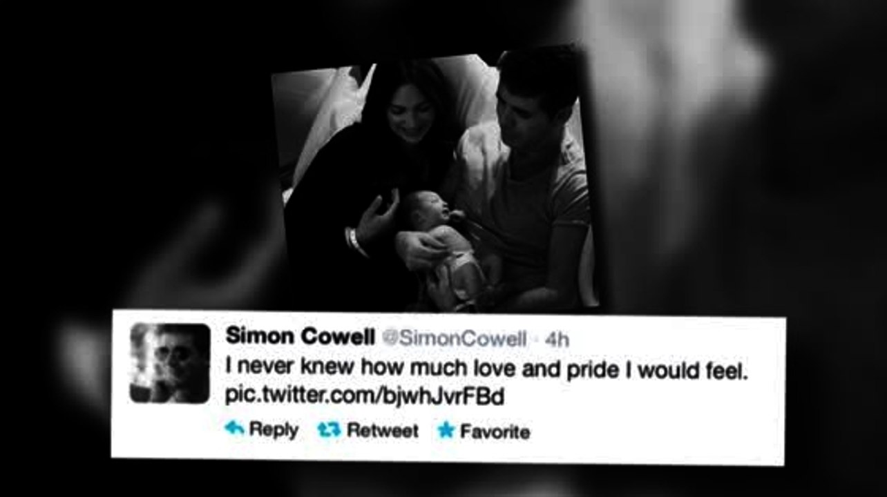 Simon Cowell zegit Baby Eric