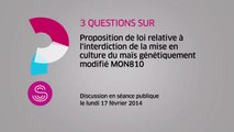 [Questions sur] Proposition de loi relative à l'interdiction de la mise en culture des OGM