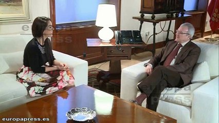 Valcárcel recibe a precandidata para ir a Eurovisión