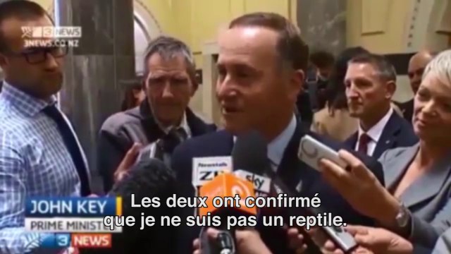 Premier ministre Néo-Zélandais : Je ne suis pas un reptile