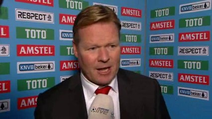 30-01-2013 Ronald Koeman na PSV - Feyenoord