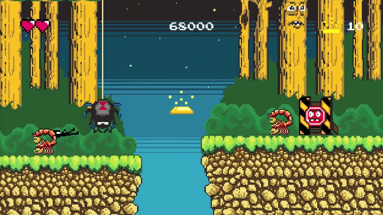 Bit Trip Runner 2.Retro/secretos 3º mundo