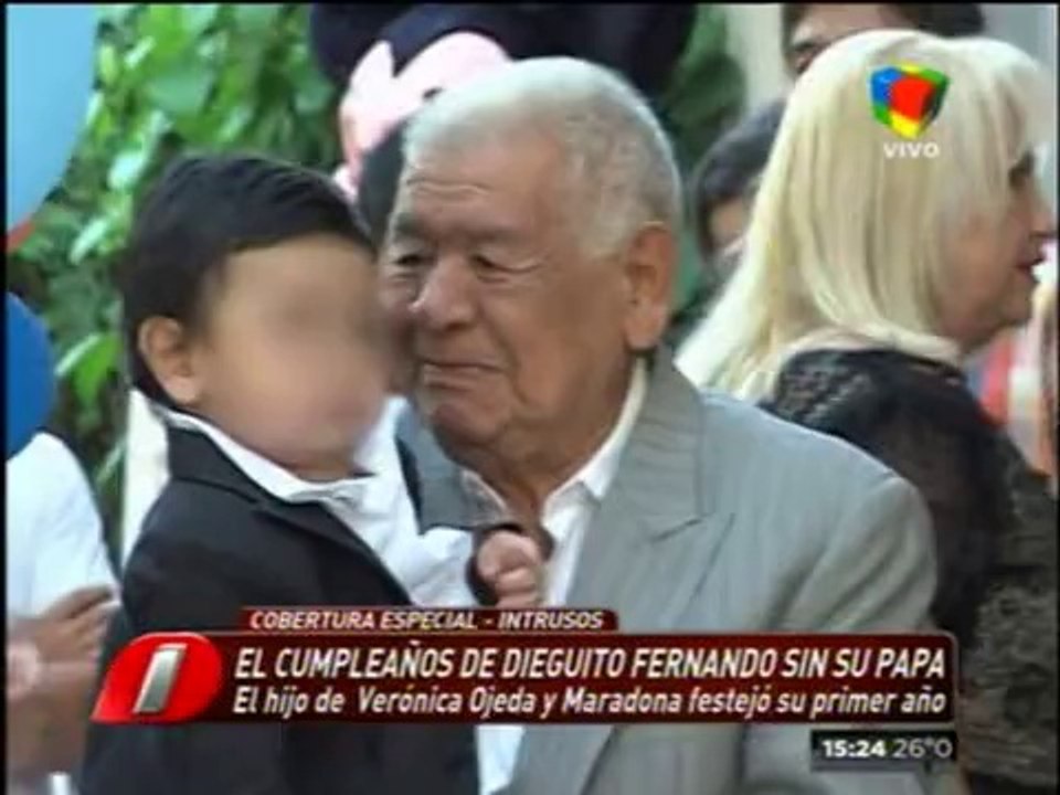 Pronto.com.ar Habló Don Diego desde el cumpleaños de Dieguito Fernando