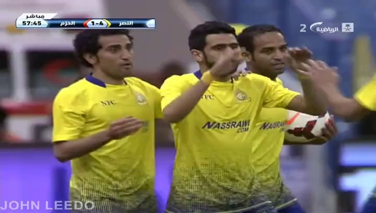 هدف #النصر الرابع على #الحزم كأس خادم الحرمين الشريفين دور ال32