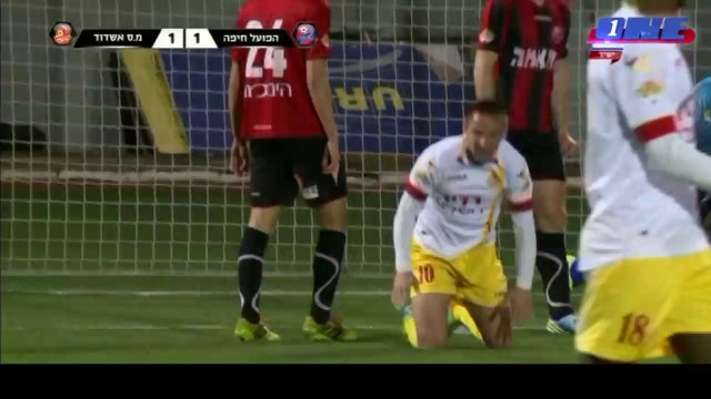 ליגת העל עונת 13/14 מחזור 22 : הפועל חיפה Vs מ.ס אשדוד (1-1)